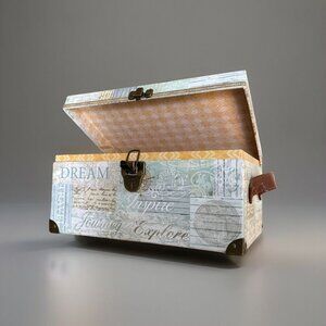 Vintage-Inspired Decorative Storage Box, Treasure Chest with Lock – Dream Patter